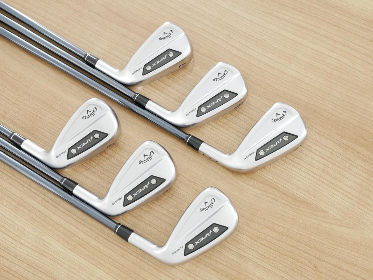 Iron set : Callaway : ชุดเหล็ก Callaway APEX Ai300 Forged (รุ่นล่าสุด ออกปี 2024) มีเหล็ก 5-Pw (6 ชิ้น) ก้านกราไฟต์ UST Mamiya RECOIL DART 5 Flex R