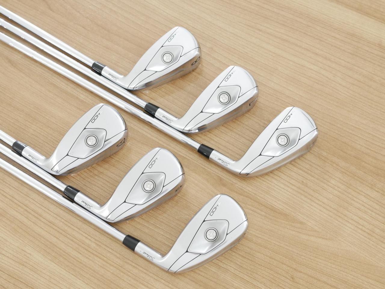Iron set : Titleist : ชุดเหล็ก Titleist T400 (รุ่นล่าสุด ออกปี 2023 ตีง่ายที่สุด ไกลที่สุด) มีเหล็ก 6-Pw,43 (6 ชิ้น) ก้านเหล็ก NS Pro 880 AMC Flex R