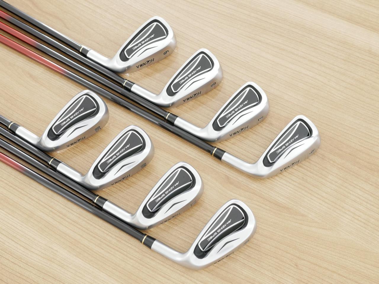 Iron set : Honma : ชุดเหล็ก Honma AMAZING Spec (หน้าเด้ง โกงองศาสุดๆ ไกลที่สุด) มีเหล็ก 6-11,Aw,Sw (8 ชิ้น ระยะเทียบเท่า 5-Pw,Aw,Sw) ก้านกราไฟต์ Flex R