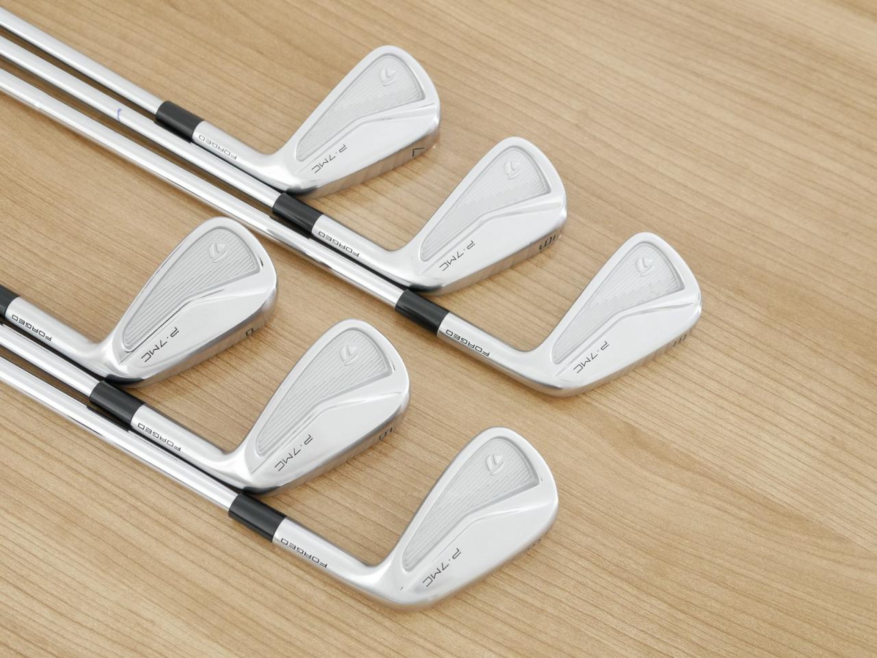 Iron set : Taylormade : ชุดเหล็ก Taylormade P7MC Forged (ซีรี่ย์ท้อปสุด ออกปี 2021) มีเหล็ก 5-Pw (6 ชิ้น) ก้านเหล็ก Dynamic Gold EX Weight Lock Tour Issue S200