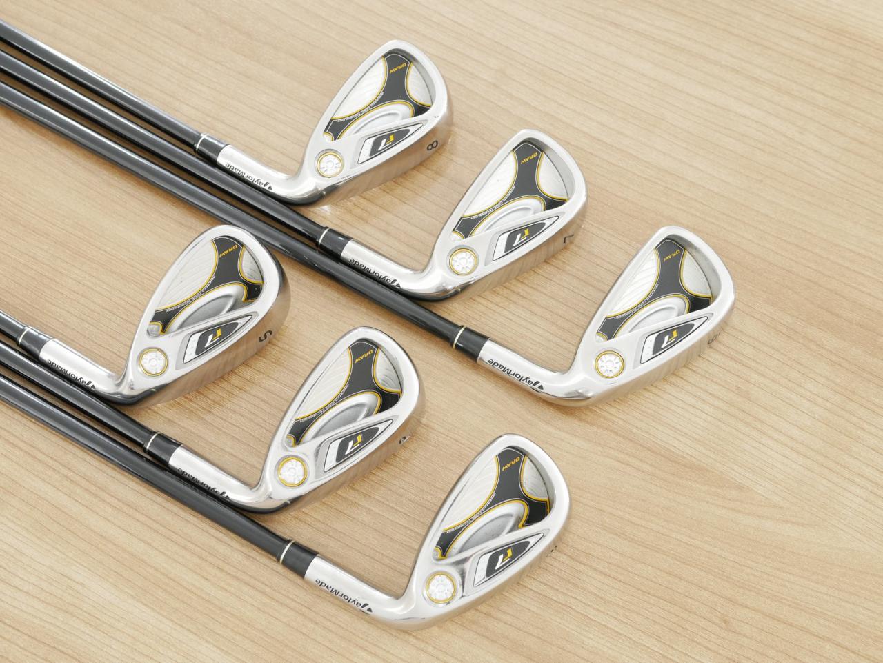 Iron set : Taylormade : ชุดเหล็ก Taylormade r7 DRAW มีเหล็ก 6-Pw,Sw (6 ชิ้น) ก้านกราไฟต์ Flex R