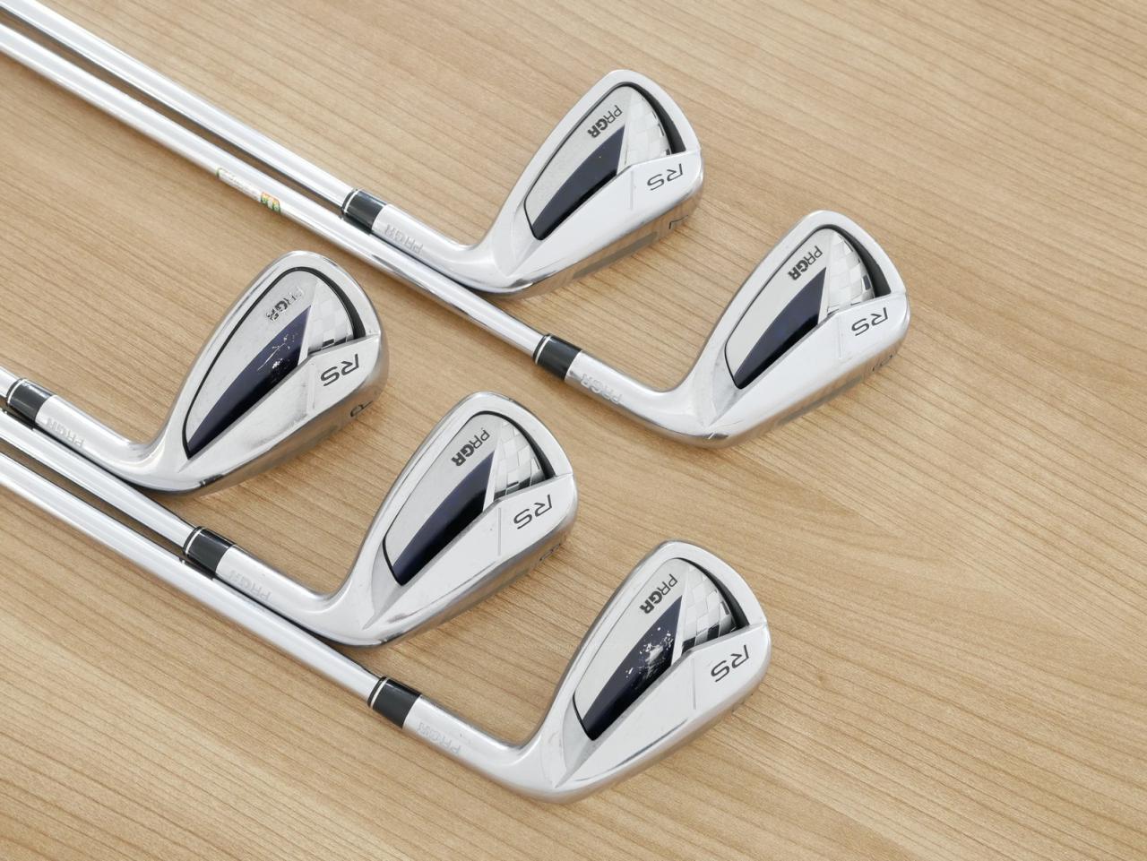 Iron set : PRGR : ชุดเหล็ก PRGR RS Titanium Face (ออกปี 2017 ตีไกล) มีเหล็ก 6-Pw (5 ชิ้น) ก้านเหล็ก NS Pro 80 Flex SR (M-40)