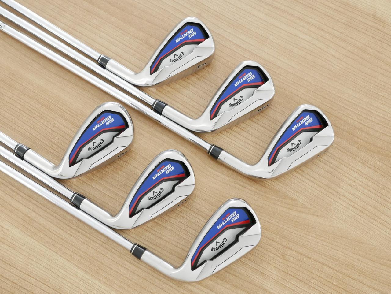 Iron set : Callaway : ชุดเหล็ก Callaway Big Bertha Beta (ใบใหญ่ ตีง่ายมาก) มีเหล็ก 5-Pw (6 ชิ้น) ก้านเหล็ก GS90 R300