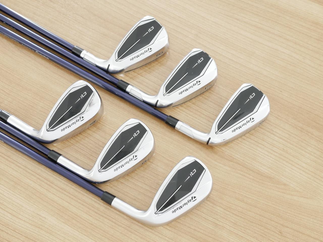 Iron set : Taylormade : ชุดเหล็ก Taylormade Qi (ออกปี 2024 Japan Spec.) มีเหล็ก 6-Pw,Aw (6 ชิ้น) ก้านกราไฟต์ Mitsubishi Diamana TM60 Flex S
