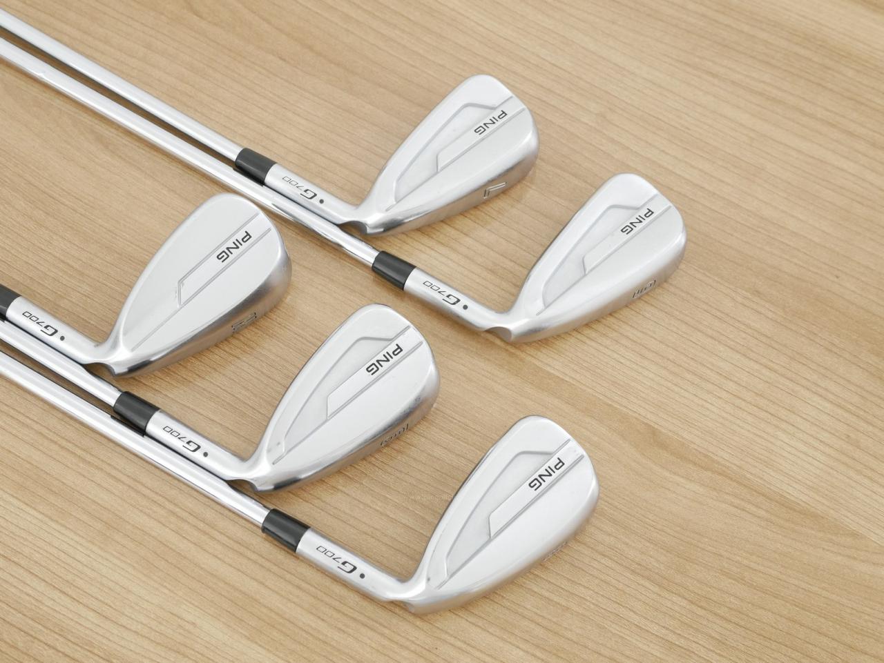 Iron set : Ping : ชุดเหล็ก Ping G700 (ปี 2019 Japan Spec. ใบใหญ่ ง่ายที่สุด ไกลที่สุดของ Ping) มีเหล็ก 6-Pw (5 ชิ้น) ก้านเหล็ก NS Pro ZELOS 6 Flex R