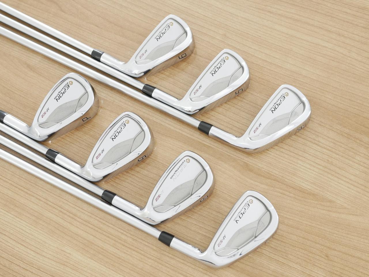 Iron set : Epon : ชุดเหล็ก EPON AF-502 Forged มีเหล็ก 4-Pw (7 ชิ้น) ก้านกราไฟต์ Roddio I-8 Flex SR