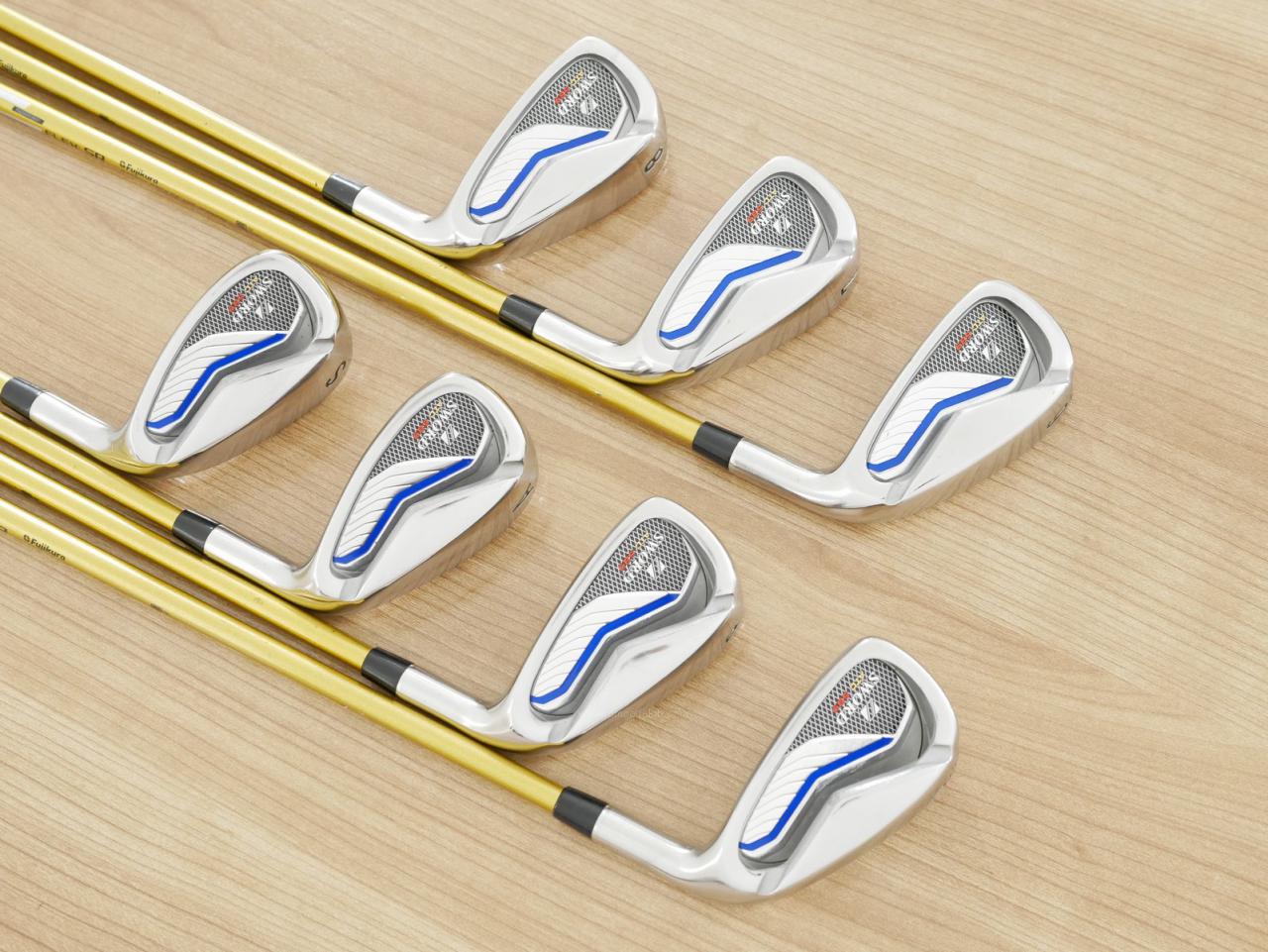 Iron set : Katana : ชุดเหล็ก Katana Sword ATC-589 (ตีง่าย ไกล) มีเหล็ก 6-Pw,Aw,Sw (7 ชิ้น) ก้าน Speeder 589 Flex SR