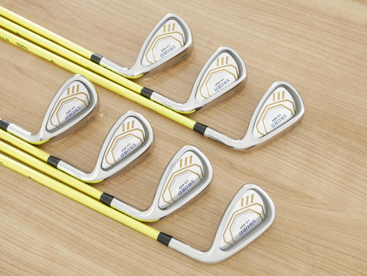 Iron set : Katana : ชุดเหล็ก Katana Sword LX-880 (ตีง่าย ไกล) มีเหล็ก 6-Pw,Aw,Sw (7 ชิ้น) ก้านกราไฟต์ Fujikura Speeder Five Flex R