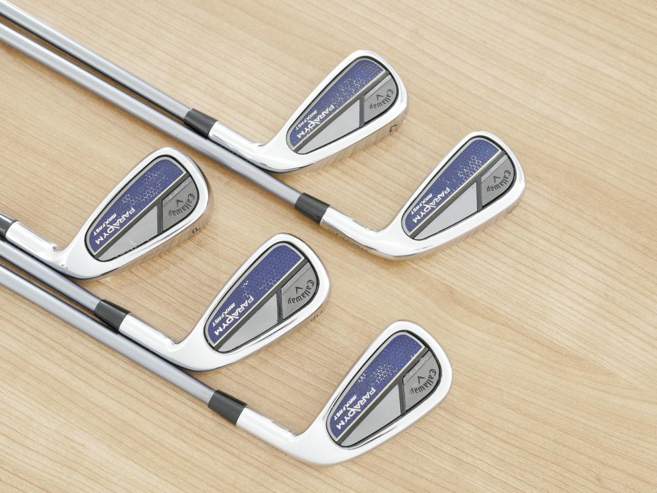 Iron set : Callaway : ชุดเหล็ก Callaway Paradym Max Fast (ออกปี 2023 ตีง่ายสุด ไกลสุดของ Callaway Japan Spec.) มีเหล็ก 6-Pw (5 ชิ้น) ก้านกราไฟต์ Fujikura MCI Black 80 Flex S