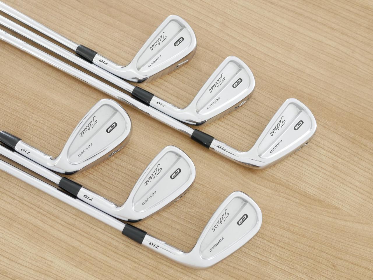 Iron set : Titleist : ชุดเหล็ก Titleist 710 CB Forged มีเหล็ก 5-Pw (6 ชิ้น) ก้านเหล็ก Flex S