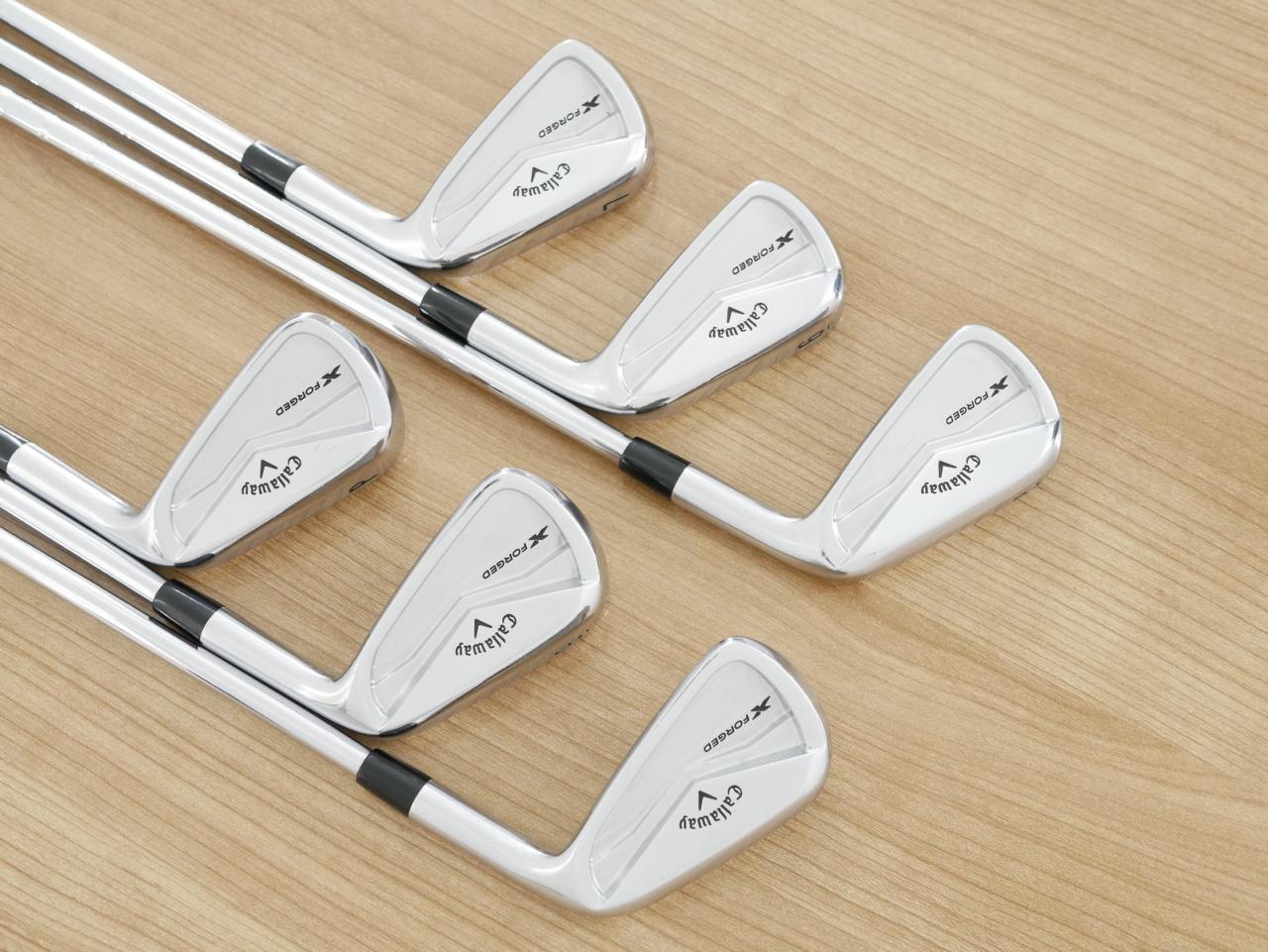 Iron set : Callaway : ชุดเหล็ก Callaway X Forged (ออกปี 2024 นุ่ม แน่น หล่อมาก) มีเหล็ก 5-Pw (6 ชิ้น) ก้านเหล็ก NS Pro 850 NEO Flex S