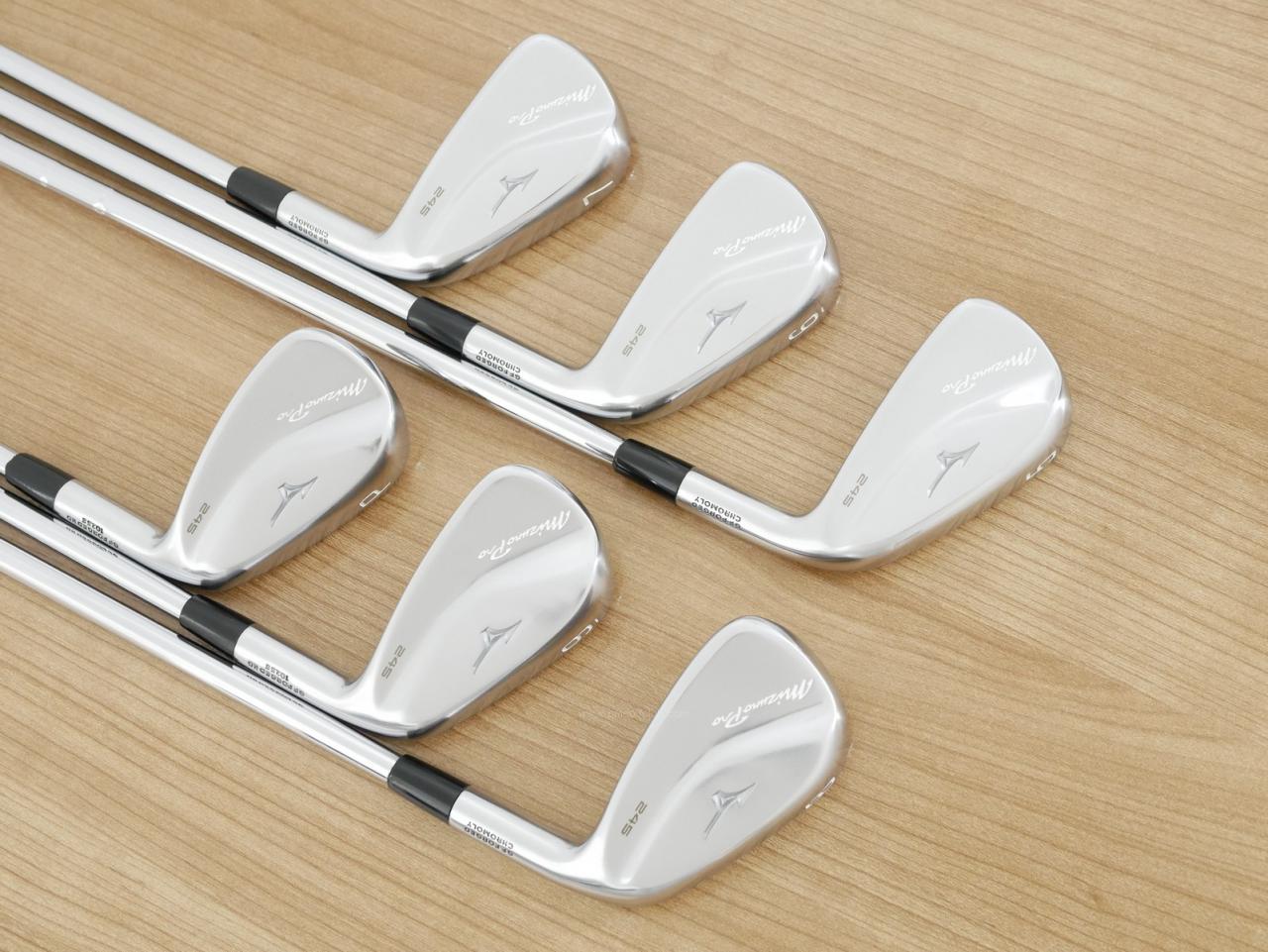 Iron set : Mizuno : ชุดเหล็ก Mizuno Pro 245 Forged (ปี 2024 นุ่ม แน่น ระยะดี) มีเหล็ก 5-Pw (6 ชิ้น) ก้านเหล็ก NS Pro Modus 105 Flex S