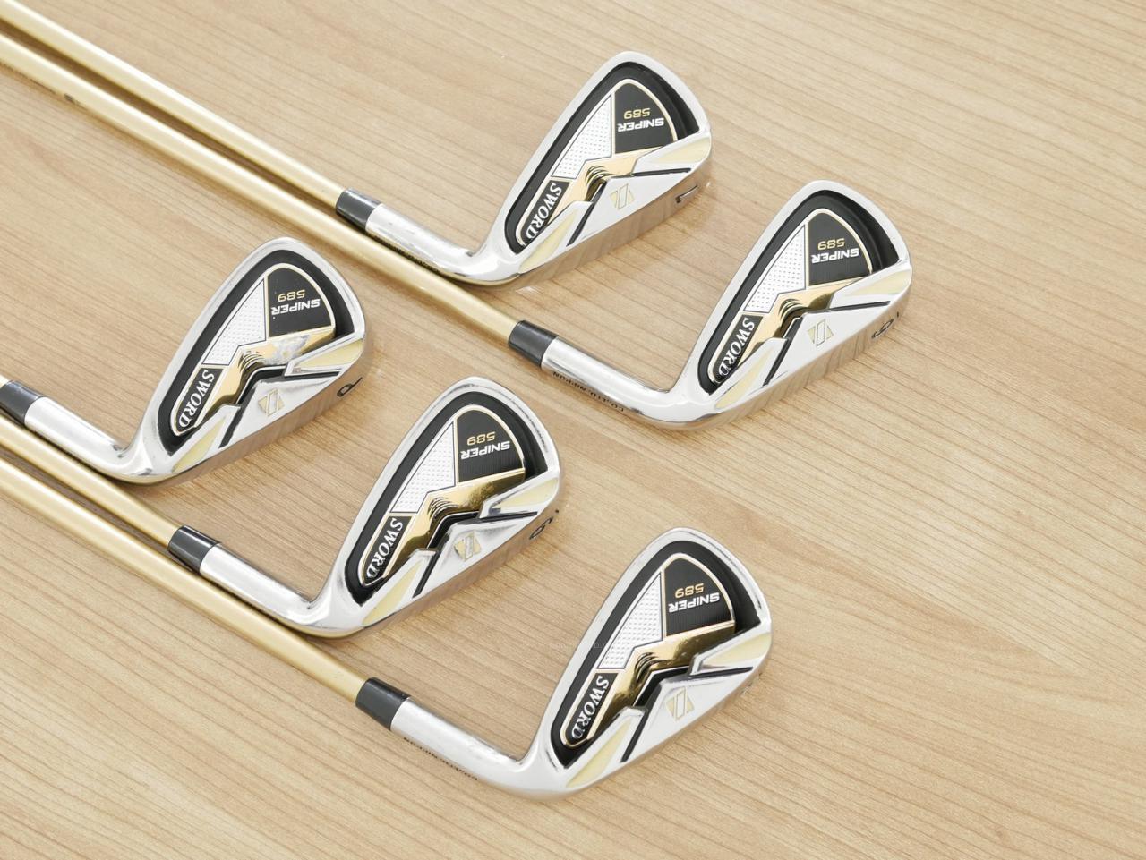 Iron set : Katana : ชุดเหล็ก Katana Sword Sniper 589 (หน้าเด้ง) มีเหล็ก 6-Pw (5 ชิ้น) ก้านกราไฟต์ Speeder 589 Flex SR