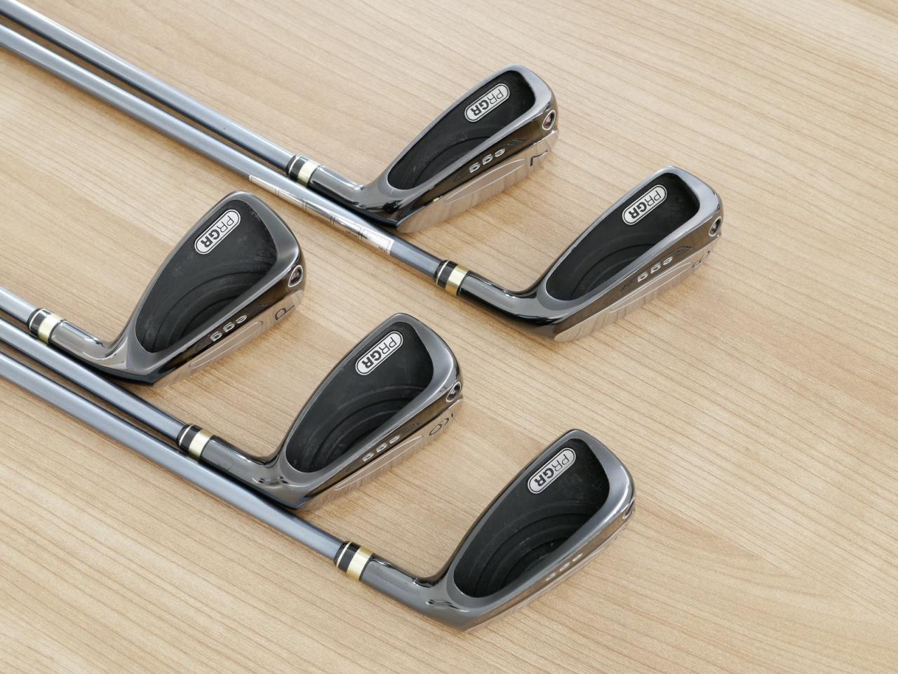 Iron set : PRGR : ชุดเหล็กกระเทย PRGR Egg II (ตีง่ายและไกลมาก)  มีเหล็ก 6-Pw (5 ชิ้น) ก้านกราไฟต์ Flex SR (M-40)