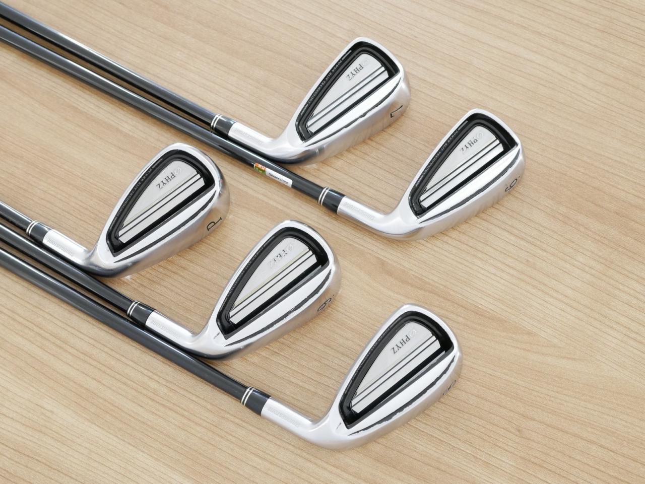 Iron set : Tourstage : ชุดเหล็ก Tourstage PHYZ III (ปี 2017 ซีรี่ย์ท๊อป ใบใหญ่ ตีง่าย ไกล) มีเหล็ก 6-Pw (5 ชิ้น) ก้านกราไฟต์ Flex R