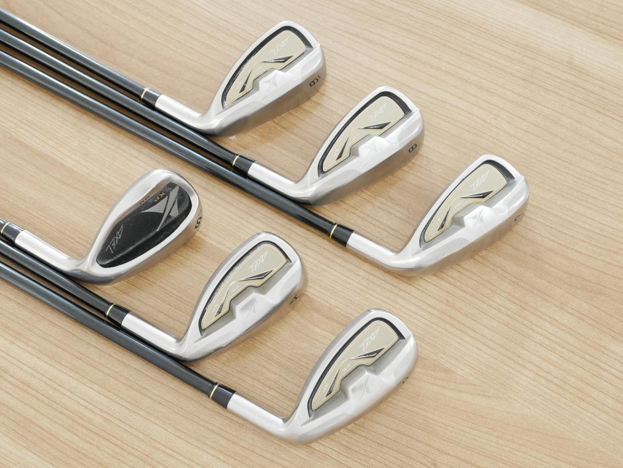 Iron set : Tsuruya : ชุดเหล็ก Tsuruya AXEL XP MM (หน้าเด้ง เบา อ่อน เหมาะกับซีเนียร์) มีเหล็ก 7-Pw,Aw,Sw (6 ชิ้น) ก้านกราไฟต์ Flex R