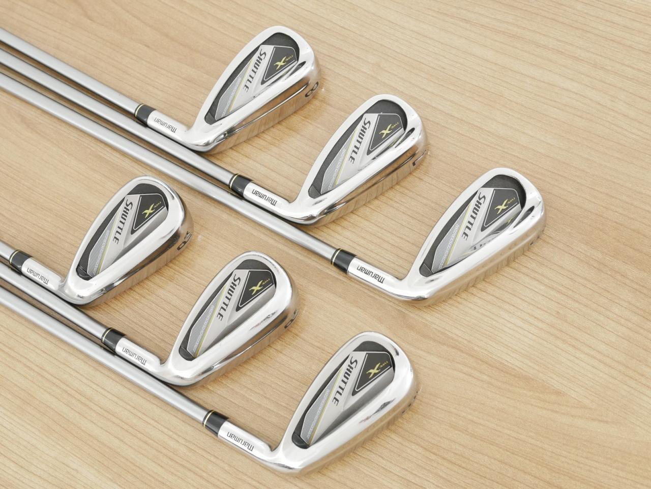 Iron set : Maruman : ชุดเหล็ก Maruman Shuttle Type X (ออกปี 2020 ตีง่าย ไกลสุดๆๆๆๆ) มีเหล็ก 6-Pw,Aw (6 ชิ้น) ก้านกราไฟต์ Mitsubishi Flex SR
