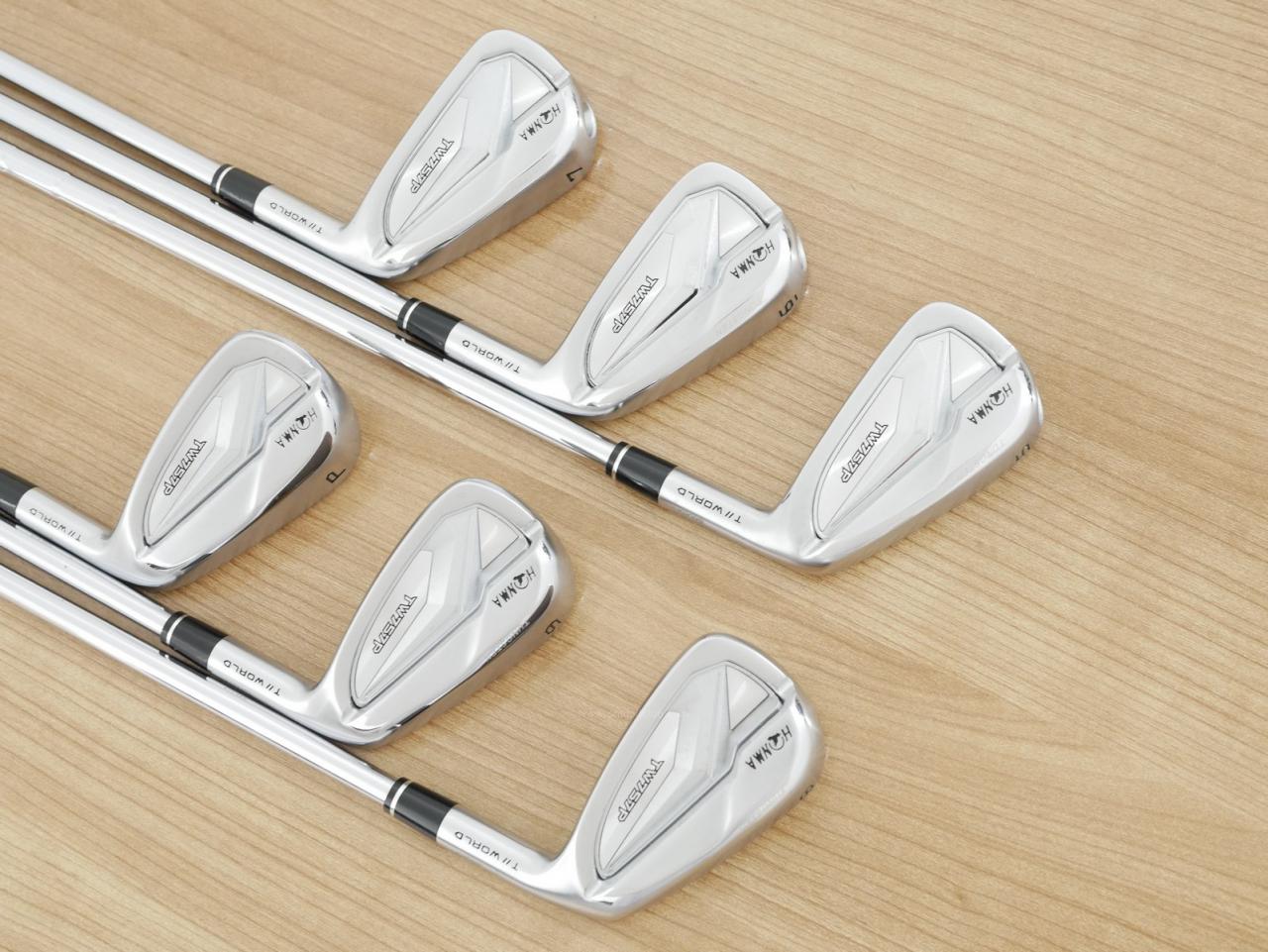 Iron set : Honma : ชุดเหล็ก Honma Tour World TW757P (ออกปี 2022) มีเหล็ก 5-Pw (6 ชิ้น) ก้านเหล็ก NS Pro 950 NEO Flex S