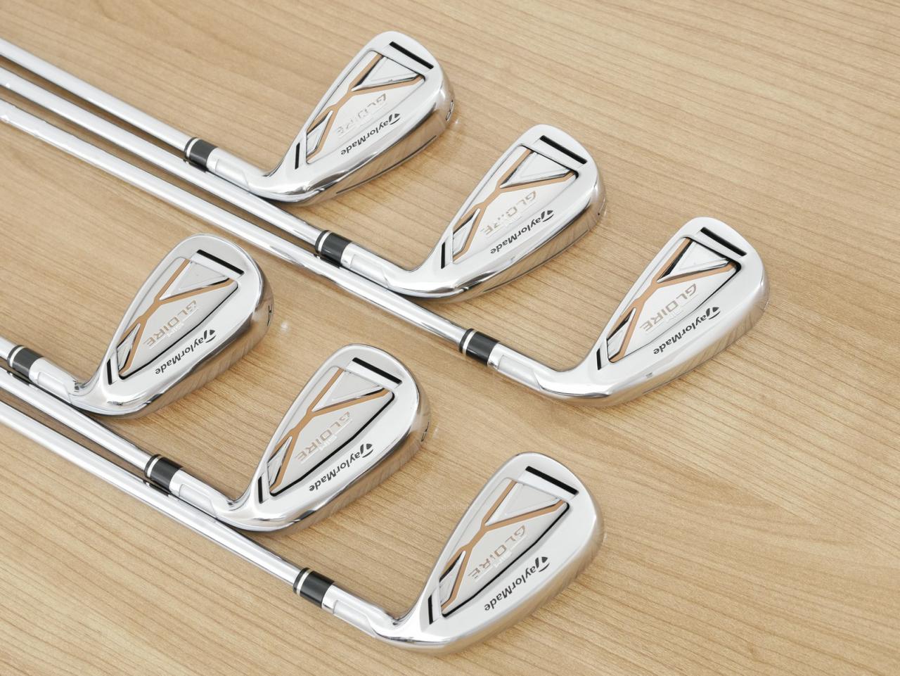 Iron set : Taylormade : ชุดเหล็ก Taylormade SIM GLOIRE (รุ่นปี 2021 รุ่นท๊อปสุด Japan Spec) มีเหล็ก 6-Pw,Aw (6 ชิ้น) ก้านเหล็ก NS Pro 790 Flex S