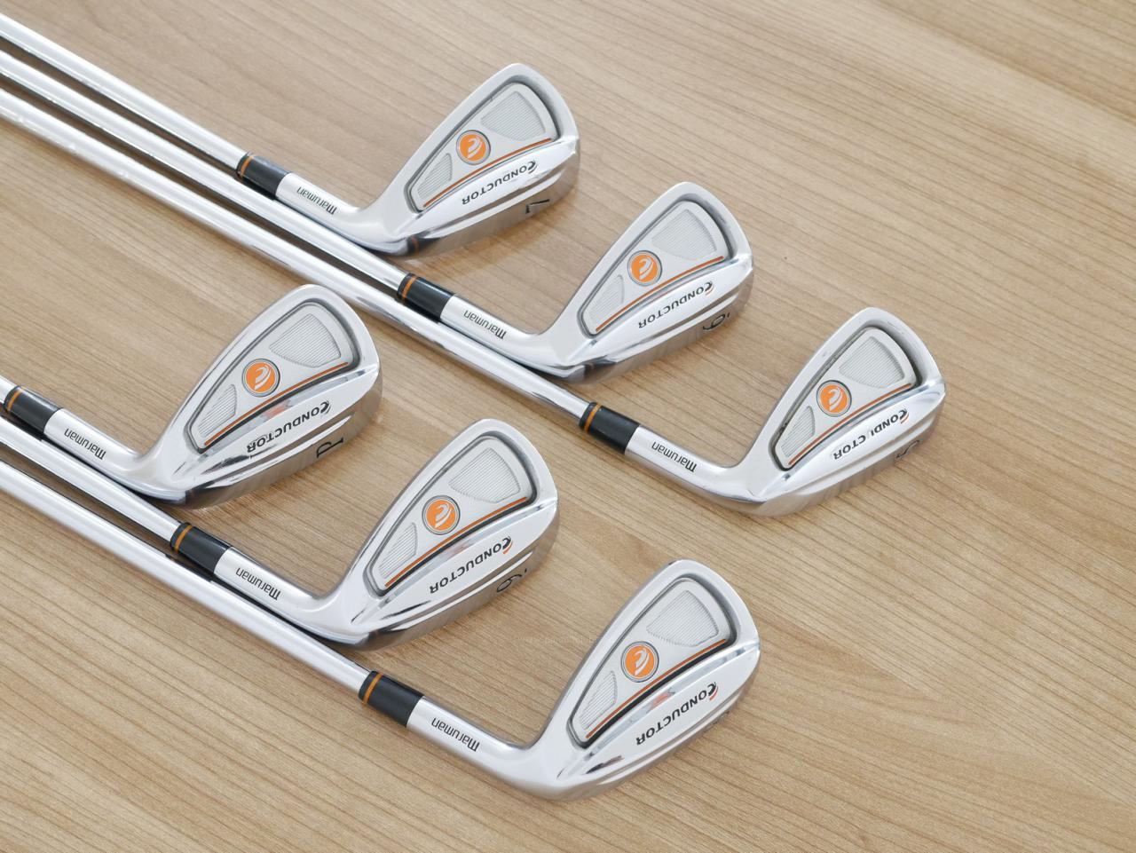 Iron set : Maruman : ชุดเหล็ก Maruman Conductor มีเหล็ก 5-Pw (6 ชิ้น) ก้านเหล็ก NS Pro 950 Flex S