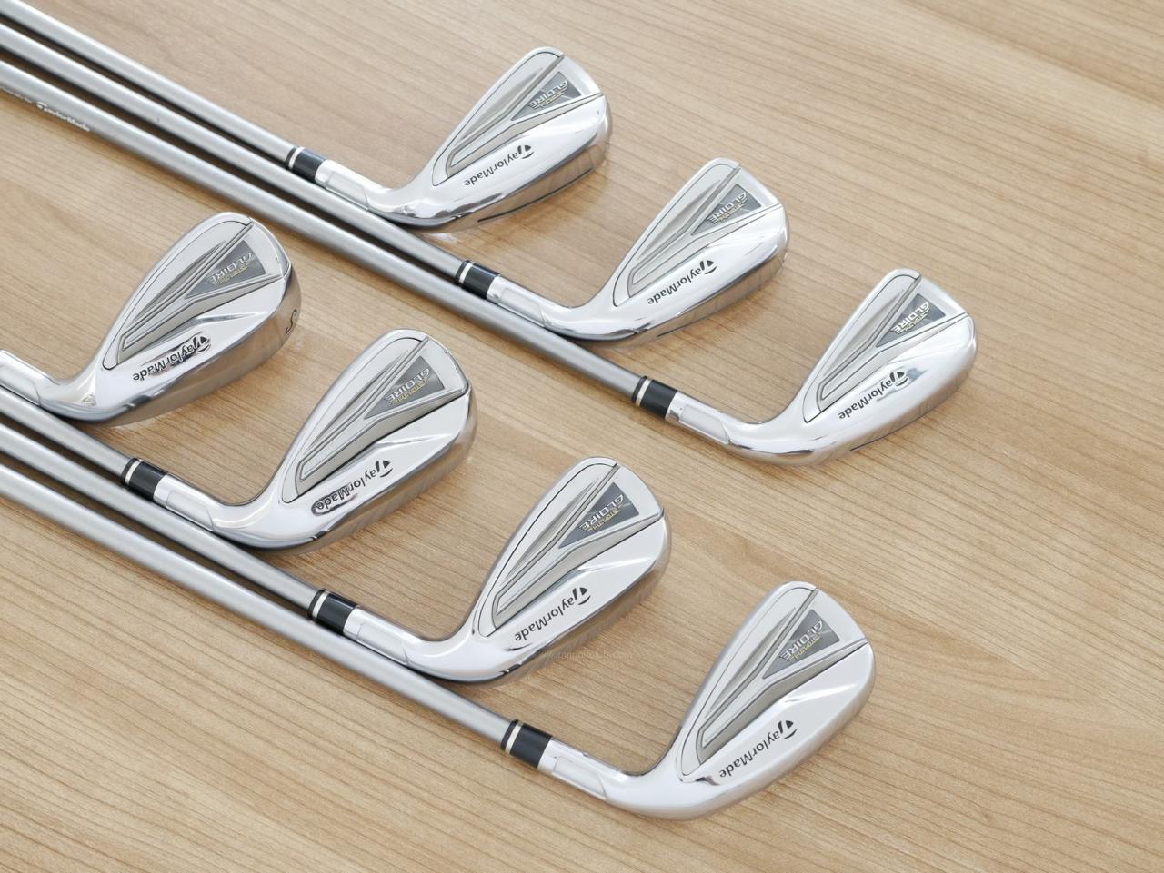 Iron set : Taylormade : ชุดเหล็ก Taylormade Stealth GLOIRE (ออกปี 2022 ท๊อปสุด Japan Spec ตีไกลมากๆ) มีเหล็ก 6-Pw,Aw,Sw (7 ชิ้น) ก้านกราไฟต์ Fujikura Speeder NX Flex R