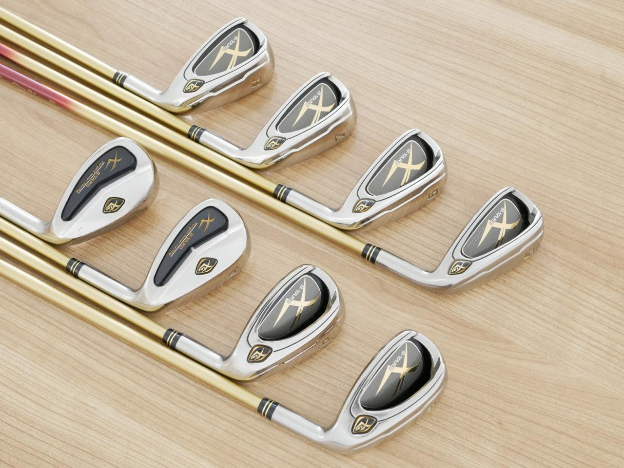 Iron set : Other Brand : ชุดเหล็ก S-Yard X-Lite (เหมาะกับซีเนียร์) มีเหล็ก 5-Pw,Aw,Sw (8 ชิ้น) ก้านกราไฟต์ Flex R1