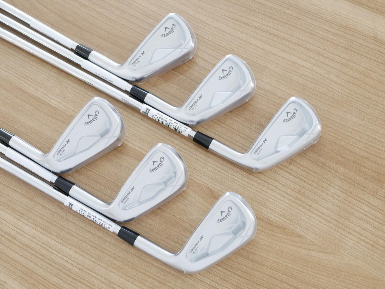 Iron set : Callaway : **ของใหม่ ยังไม่แกะพลาสติก** ชุดเหล็ก Callaway X Forged MAX (รุ่นล่าสุด ออกปี 2025) มีเหล็ก 5-Pw (6 ชิ้น) ก้านเหล็ก NS Pro Modus 105 Flex S