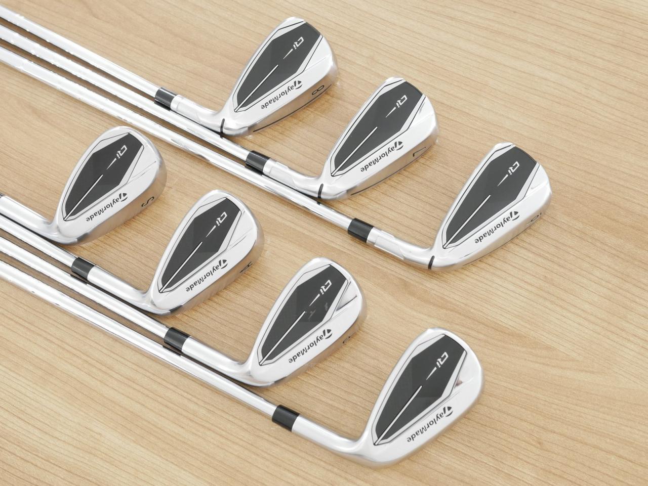 Iron set : Taylormade : ชุดเหล็ก Taylormade Qi (ออกปี 2024 Japan Spec.) มีเหล็ก 6-Pw,Aw,Sw (7 ชิ้น) ก้านเหล็ก NS Pro 910GH Flex S