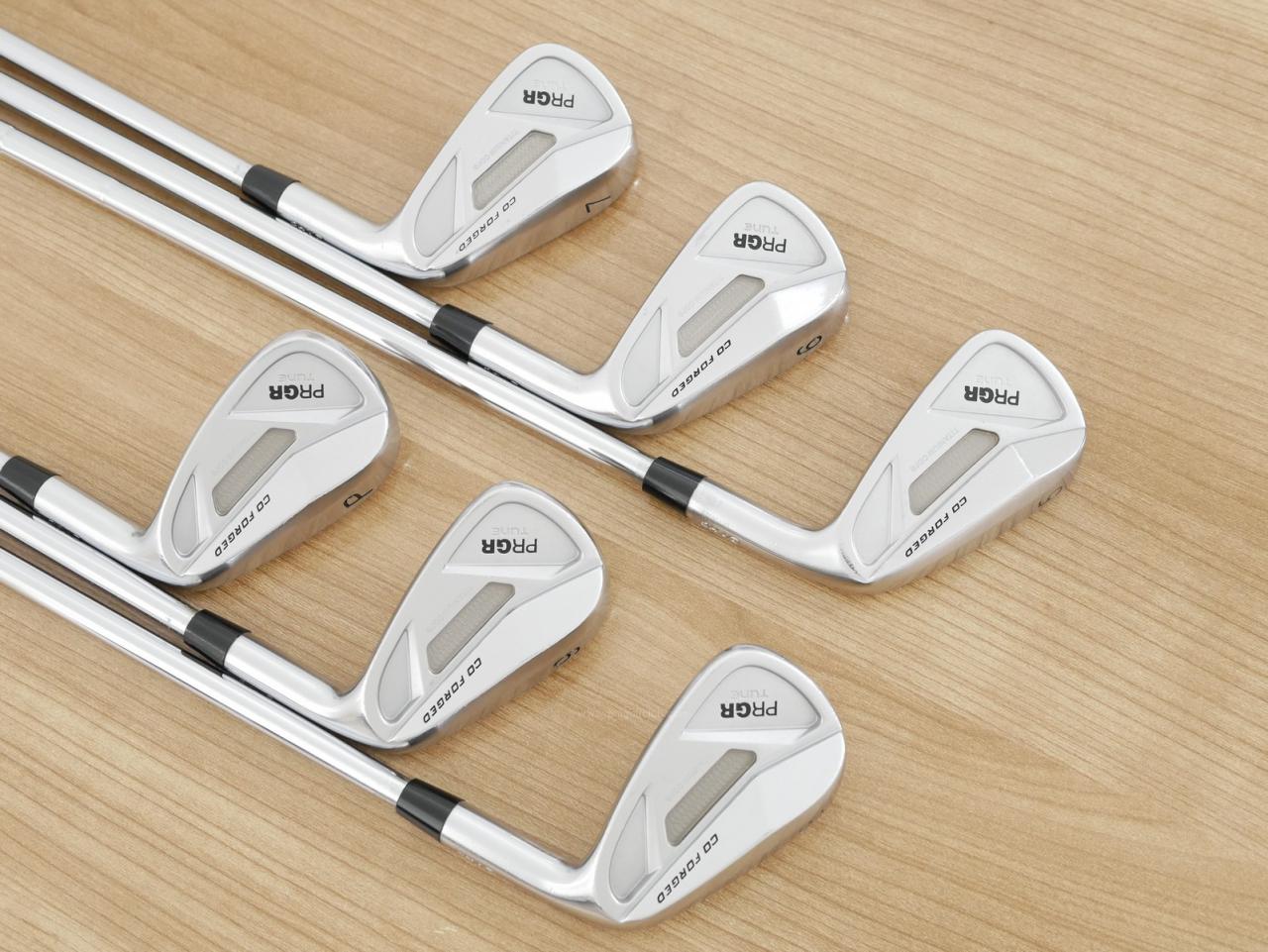 Iron set : PRGR : ชุดเหล็ก PRGR TUNE 01 HC (Forged) มีเหล็ก 5-Pw (6 ชิ้น) ก้านเหล็ก Dynamic EX Gold S200