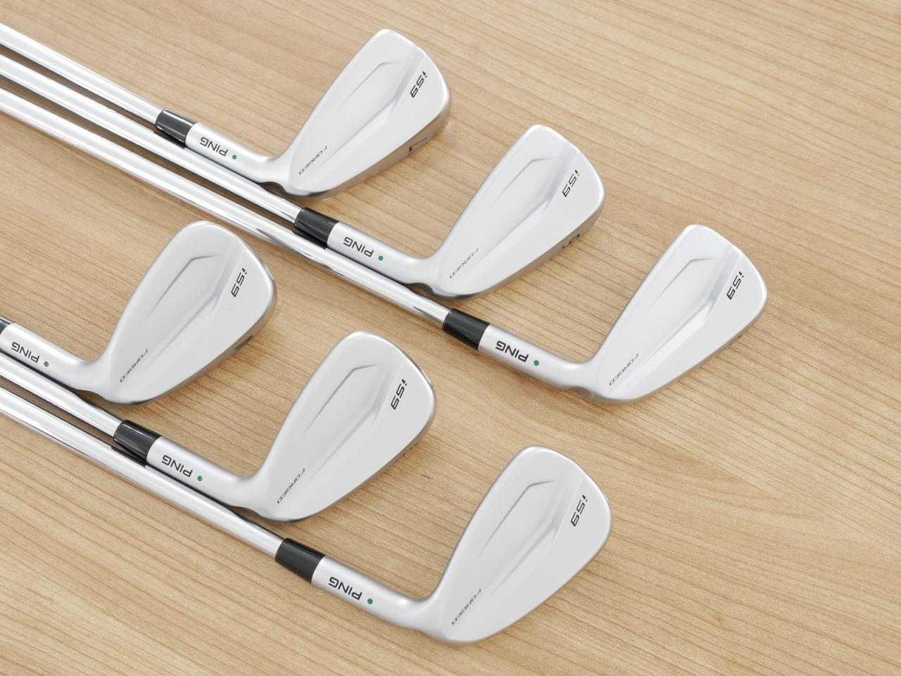 Iron set : Ping : ชุดเหล็ก Ping i59 Forged (ออกปี 2022 คม แน่นมากๆ) มีเหล็ก 5-Pw (6 ชิ้น) ก้านเหล็ก NS Pro Modus 120 Flex S