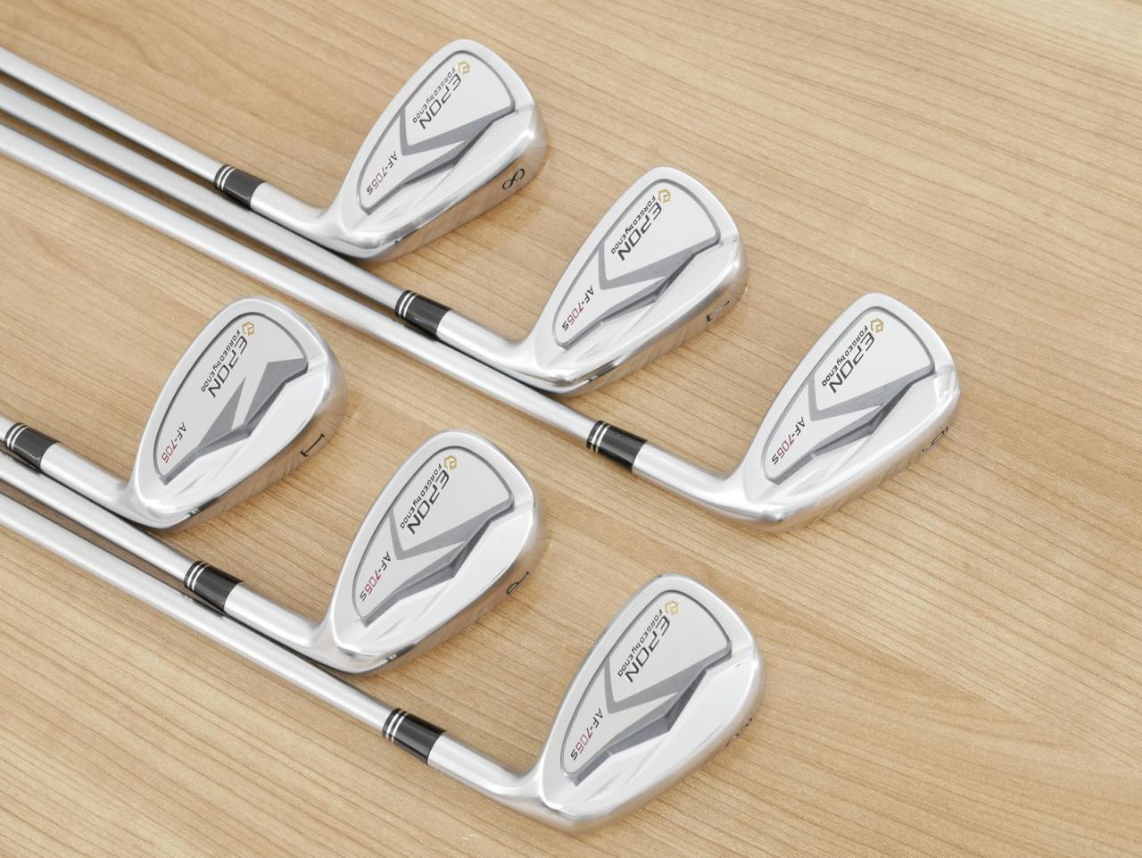 Iron set : Epon : ชุดเหล็ก EPON AF-706S Forged (รุ่นปี 2023 ใบใหญ่ ตีง่าย ไกล) มีเหล็ก 6-Pw,Tw (6 ชิ้น) ก้านเหล็ก KBS Tour 105 Flex R