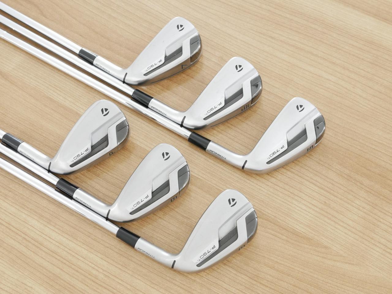 Iron set : Taylormade : ชุดเหล็ก Taylormade P790TI (ตัวท้อปสุด แพงสุด พรีเมียมสุดของ TM.) มีเหล็ก 5-Pw (6 ชิ้น) ก้านเหล็ก NS Pro ZELOS 8 Flex S