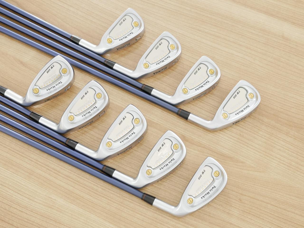 Iron set : Honma : ชุดเหล็ก Honma TwinMarks TM-202 มีเหล็ก 4-11,Sw (9 ชิ้น) ก้านกราไฟต์ Flex R