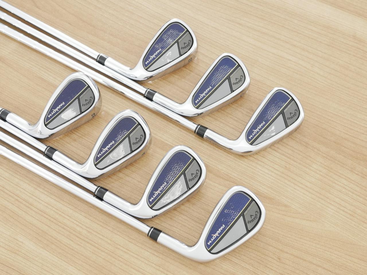 Iron set : Callaway : ชุดเหล็ก Callaway Paradym (ออกปี 2023 Japan Spec.) มีเหล็ก 6-Pw,Aw,52 (7 ชิ้น) ก้านเหล็ก NS Pro 950 NEO Flex S