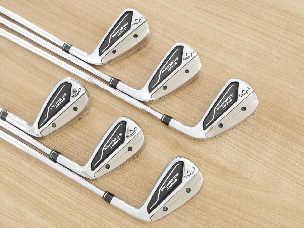 Iron set : Callaway : ชุดเหล็ก Callaway Great Big Bertha (ออกปี 2023 Japan Spec แพงสุด ตีง่ายสุด ไกล) มีเหล็ก 5-Pw (6 ชิ้น) ก้านเหล็ก NS Pro 950 NEO Flex S