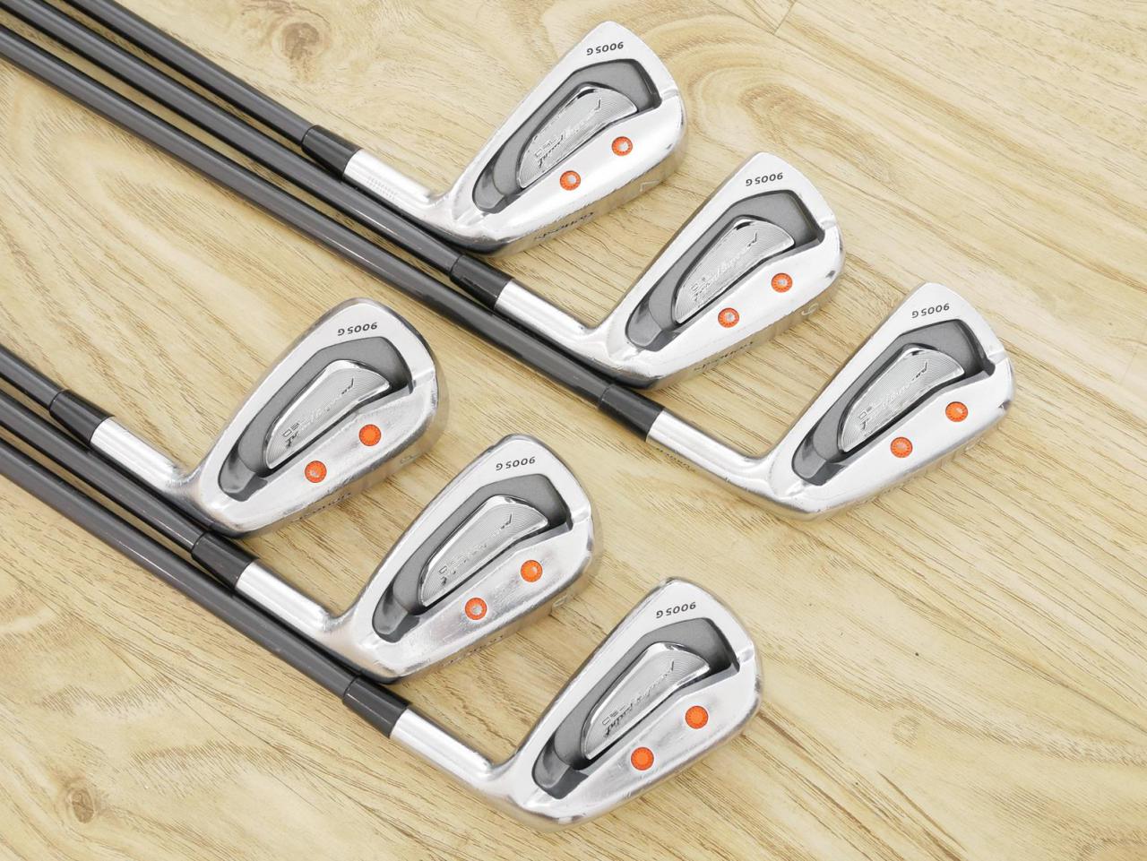 Iron set : Miura : ชุดเหล็ก Miura PP-9005 Genesis Forged (นุ่มมาก ไกล ง่าย) มีเหล็ก 5-Pw (6 ชิ้น) ก้านกราไฟต์ UST Mamiya ATTAS FF 95 Flex S