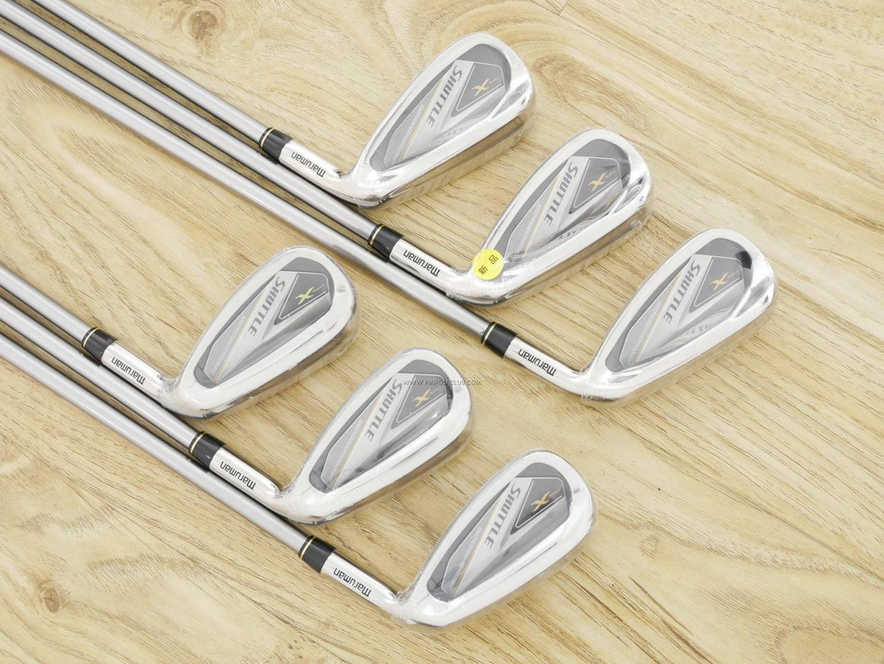 Iron set : Maruman : **ของใหม่ ยังไม่แกะพลาสติก** ชุดเหล็ก Maruman Shuttle Type X (ออกปี 2020 ตีง่าย ไกลสุดๆๆๆๆ) มีเหล็ก 6-Pw,Pa (6 ชิ้น) ก้านกราไฟต์ Mitsubishi Flex SR