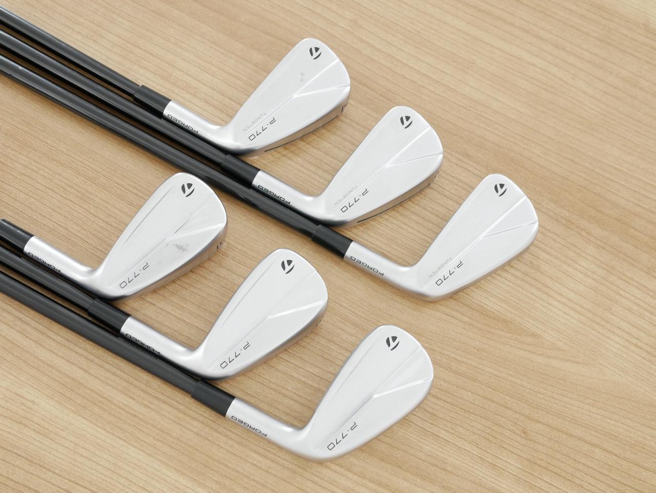 Iron set : Taylormade : ชุดเหล็ก Taylormade P770 Forged (รุ่นปี 2023 นุ่ม แน่น)  มีเหล็ก 5-Pw (6 ชิ้น) ก้านกราไฟต์ Mitsubishi Diamana Thump i95 Flex S