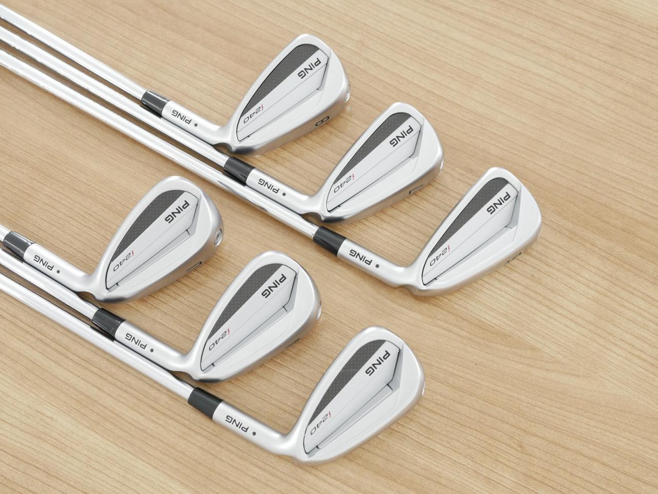 Iron set : Ping : ชุดเหล็ก Ping i240 (รุ่นล่าสุด ออกปี 2025) มีเหล็ก 6-Pw,Aw (6 ชิ้น) ก้านเหล็ก NS Pro 750 NEO Flex S