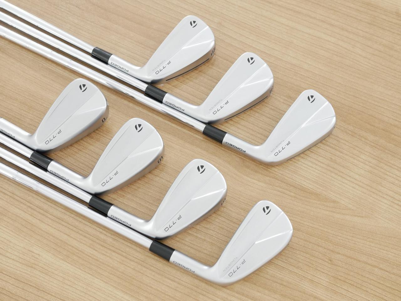 Iron set : Taylormade : ชุดเหล็ก Taylormade P770 Forged (รุ่นปี 2023 นุ่ม แน่น)  มีเหล็ก 4-Pw (7 ชิ้น) ก้านเหล็ก KBS Tour Lite Flex S