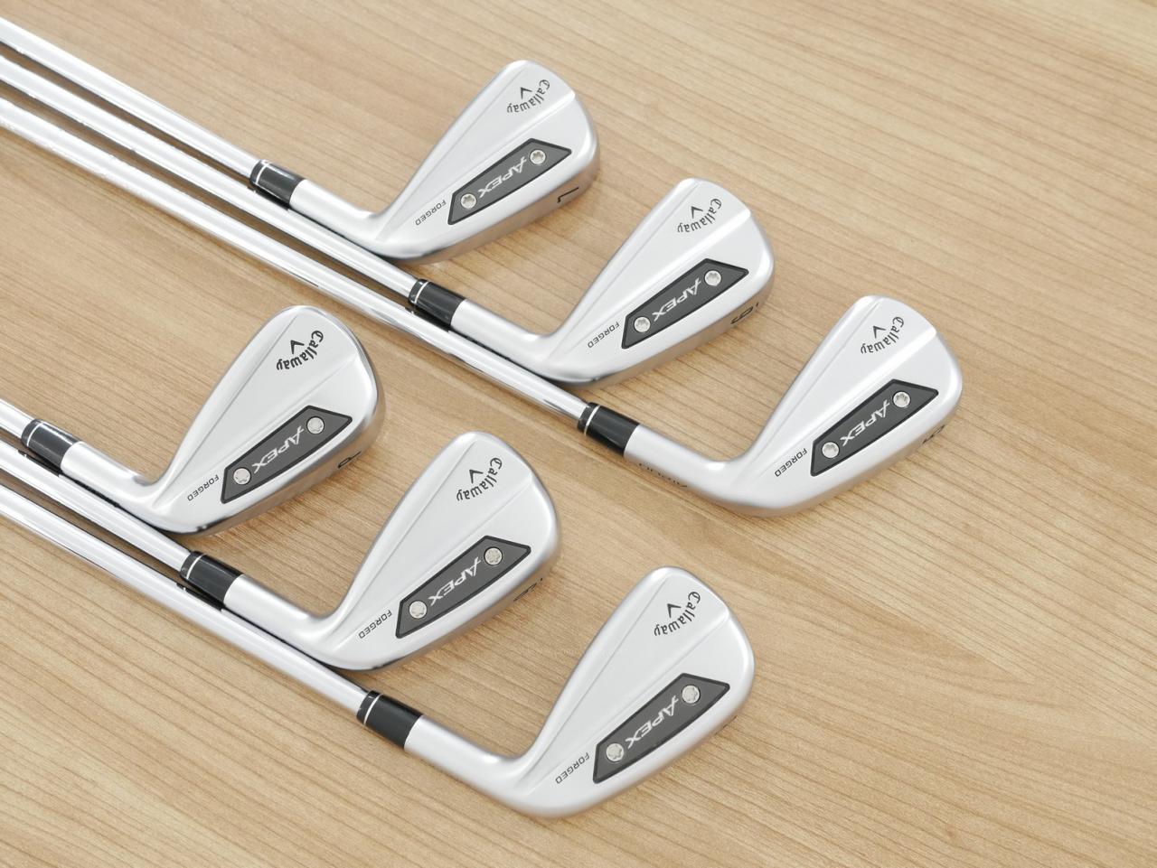 Iron set : Callaway : ชุดเหล็ก Callaway APEX Ai200 Forged (รุ่นล่าสุด ออกปี 2024) มีเหล็ก 5-Pw (6 ชิ้น) ก้านเหล็ก NS Pro Modus 105 Flex S