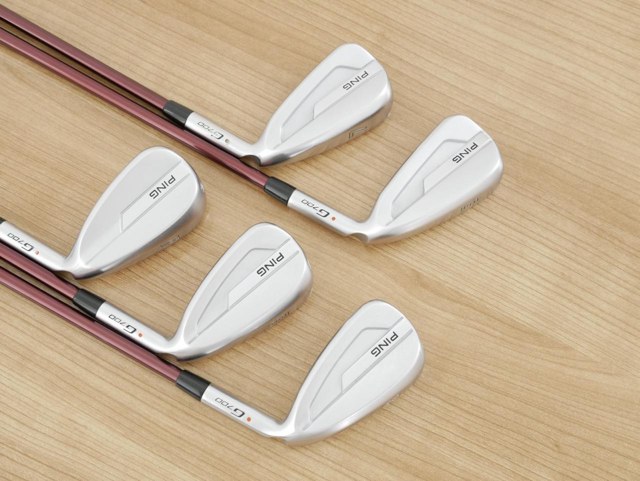 Iron set : Ping : ชุดเหล็ก Ping G700 (ปี 2019 Japan Spec. ใบใหญ่ ง่ายที่สุด ไกลที่สุดของ Ping) มีเหล็ก 6-Pw (5 ชิ้น) ก้านกราไฟต์ Mitsubishi FUBUKI Flex R