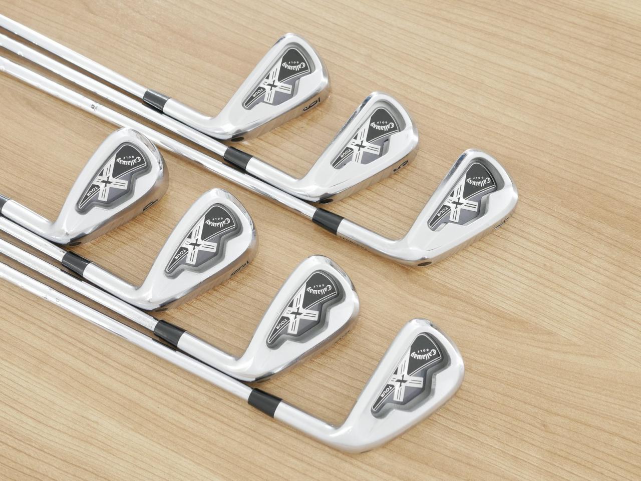 Iron set : Callaway : ชุดเหล็ก Callaway X-Tour (Forged) มีเหล็ก 4-Pw (7 ชิ้น) ก้านเหล็ก MEMPHIS M10 Flex S