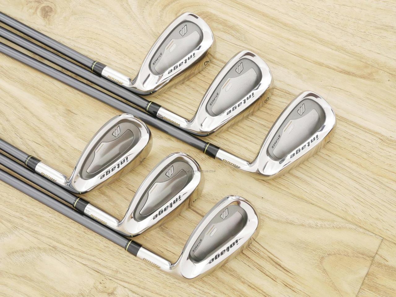 Iron set : Mizuno : ชุดเหล็ก Mizuno Intage Ti-Face (รุ่นท๊อป ใบใหญ่ ตีไกลมาก) มีเหล็ก 7-Pw,Aw,Sw (6 ชิ้น) ก้านกราไฟต์ Flex R2