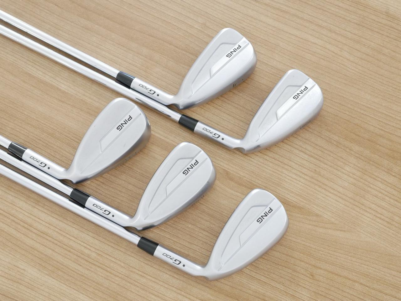 Iron set : Ping : ชุดเหล็ก Ping G700 (ปี 2019 Japan Spec. ใบใหญ่ ง่ายที่สุด ไกลที่สุดของ Ping) มีเหล็ก 6-Pw (5 ชิ้น) ก้านเหล็ก NS Pro ZELOS 6 Flex R