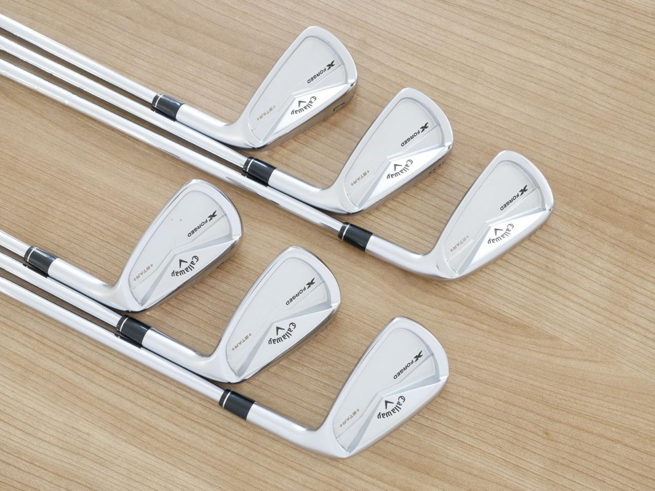 Iron set : Callaway : ชุดเหล็ก Callaway X Forged Star (รุ่นล่าสุด ออกปี 2024) มีเหล็ก 5-Pw (6 ชิ้น) ก้านเหล็ก NS Pro Modus 105 Flex S