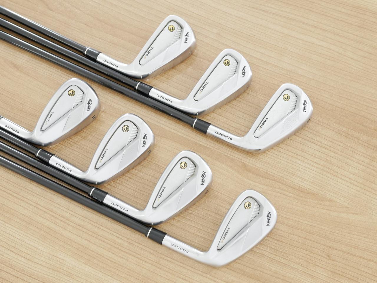 Iron set : Honma : ชุดเหล็ก Honma Tour World TR20P (ออกปี 2020) มีเหล็ก 5-11 (7 ชิ้น) ก้านกราไฟต์ Honma Vizard TR20-65 Flex R