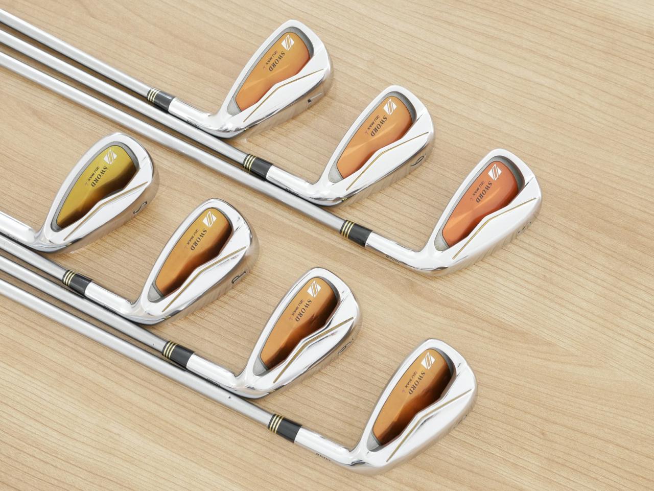 Iron set : Katana : ชุดเหล็ก Katana Sword Izu Max i (หน้าเด้ง) มีเหล็ก 5-Pw,Sw (7 ชิ้น) ก้านกราไฟต์ Flex R