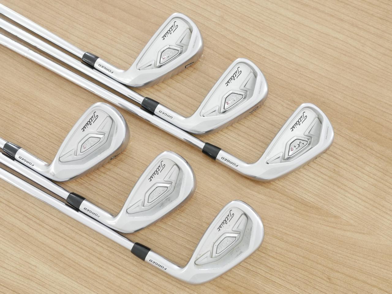 Iron set : Titleist : ชุดเหล็ก Titleist VG3 Forged (ออกปี 2019 Japan Spec. นุ่มแน่น) มีเหล็ก 5-Pw (6 ชิ้น) ก้านเหล็ก NS Pro 950 Flex S