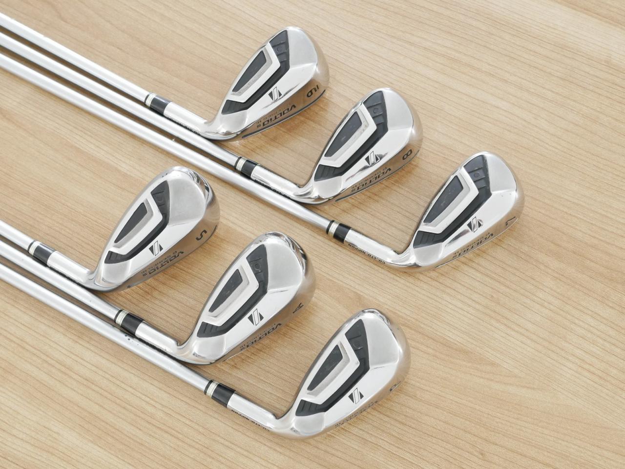 Iron set : Katana : ชุดเหล็กกระเทย Katana Voltio III G Series Hi (ตีง่าย ไกลมาก) มีเหล็ก 7-Pw,Aw,Sw (6 ชิ้น ระยะเทียบเท่า เหล็ก 6-Pw,Sw) ก้าน Tour AD VS-5 Flex R